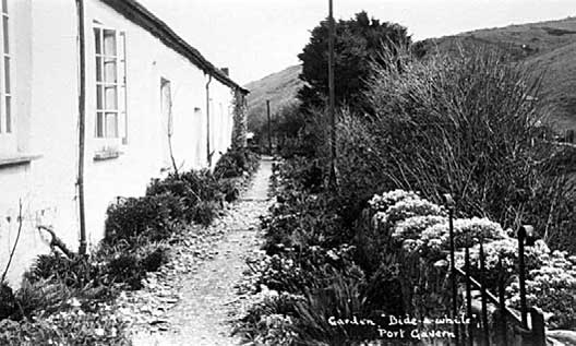 Courtyard and side path at Bide-A-While c1930